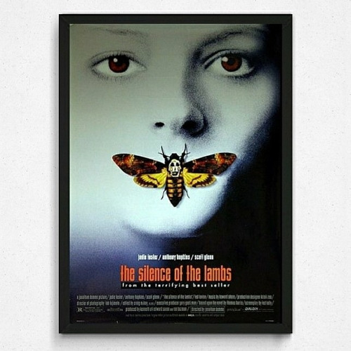 Cuadro The Silence Of The Lambs Marco Con Vidrio 35x50