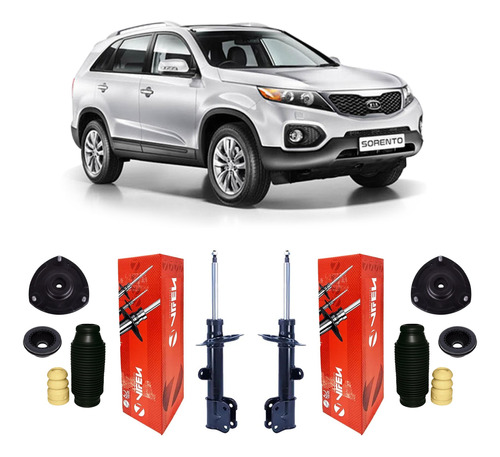 Amortecedores Kit Suspensão Dianteira Sorento 2.4 2012 2013