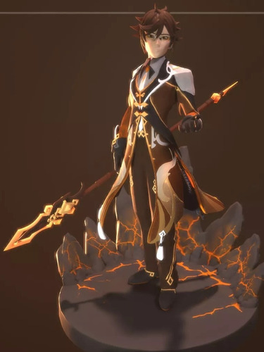 Zhong Li Genshin Impact - Custom Coleccionable