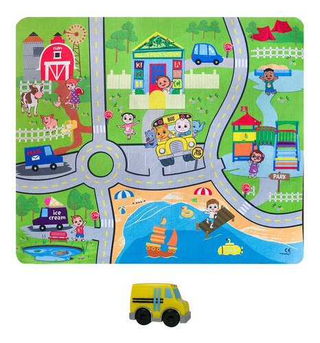 Mat De Juegos Cocomelon Con Vehiculo