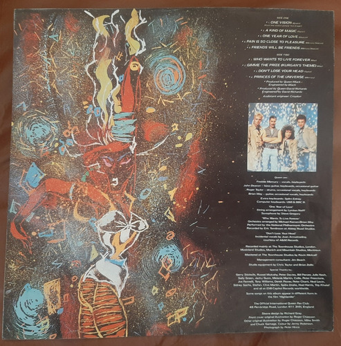 Lp Vinil Queen A Kind Of Magic - C/ Encarte Excelente (Usado)