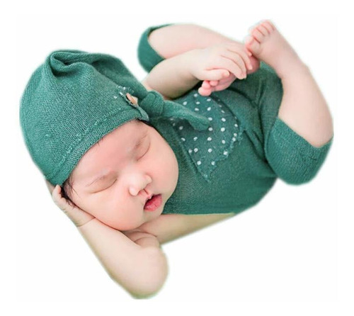 Infant Newborn Monthly Baby Boys Girls Knit Photography Prop