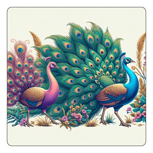 Mousepad Pavo Real, Color, Elegancia, Belleza C1