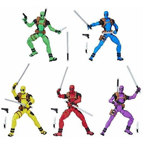 Rainbow Escuadrón 5-pack Leyendas De Marvel Deadpool