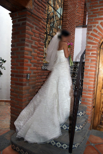 Vestido De Novia Corte Princesa. Excelentes Condiciones.