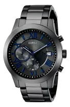 Comprar Reloj Guess U0668g2 Original Metal Analogo Caja Original Color de la correa Gris oscuro Color del bisel Gris oscuro Color del fondo Gris oscuro