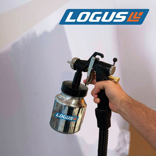 Máquina Para Pintar Eléctrica Logus 800w + 2 Recipientes