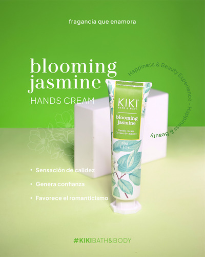 Idraet Kiki Crema De Manos Blooming Jasmine Jazmín 30g