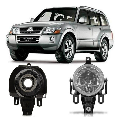 Farol De Milha Auxiliar Pajero Full 2003 2004 2005 2006