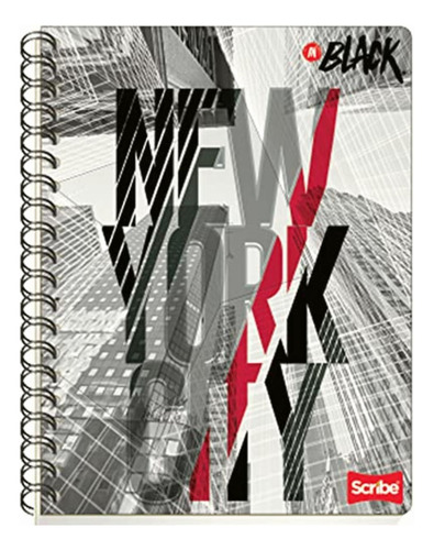 Scribe Inblack, Cuaderno Con Espiral Doble Profesional De