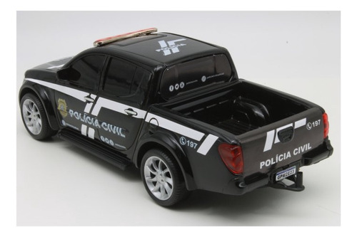 L200 Em Miniatura Viatura Polícia Civil Rio Rs