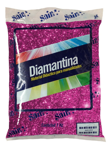 Diamantina Gruesa Saira 1 Kilo Varios Colores 