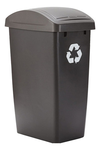 Bote Reciclaje Basura Rubbermaid® Tapa Balancín, 49.2 Litros