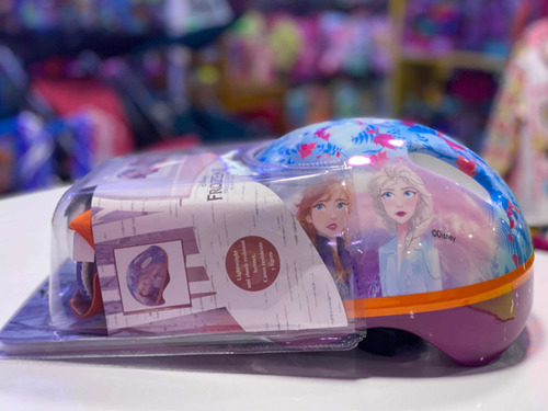 Imagen 3 de 4 de Set De Proteccion Frozen Casco Rodilleras Y Coderas
