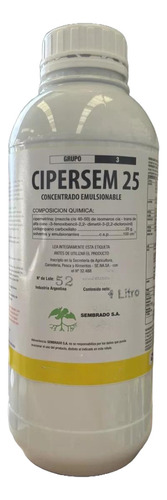 Cipermetrina 25% X 1lt Cs