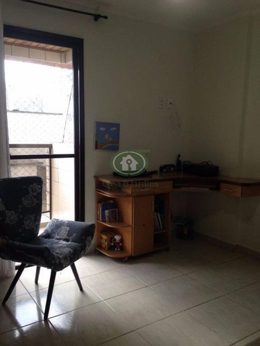 Imagem 11 de 30 de Cobertura Duplex Gonzaga, 4 Dorms: 02 Suítes. Vista P/o Mar. - Co0167