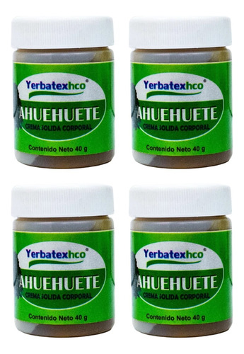 Pack 4 Pomadas De Ahuehuete Frasco De 40g