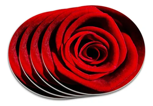 Posavaso Rosa Roja