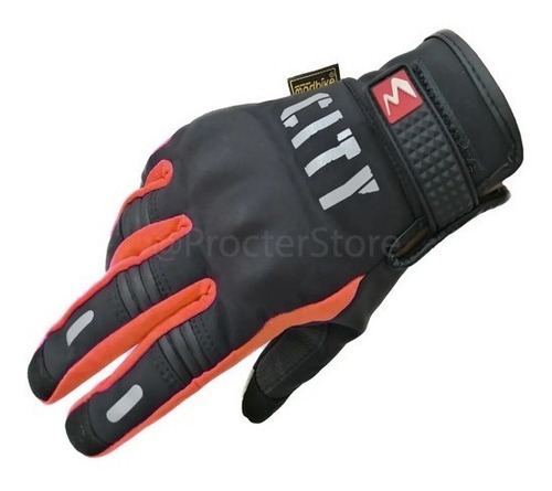 Guantes City Táctiles Termicos Con Reflectivo Moto Bici