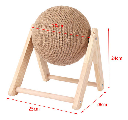 Bola Para Rascar Gato, Garra Duradera, Molienda, L L Multi