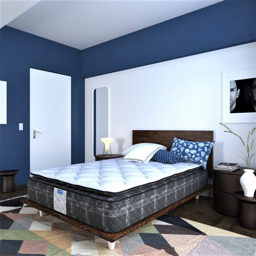 Imagen 5 de 9 de Colchón Restonic Queen Size Euro Top Ortopedico Worry Free Envio Gratis