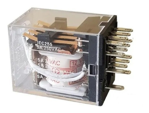 Relay Rele 4 Inversores Bobina 12vac 5amp Gralf