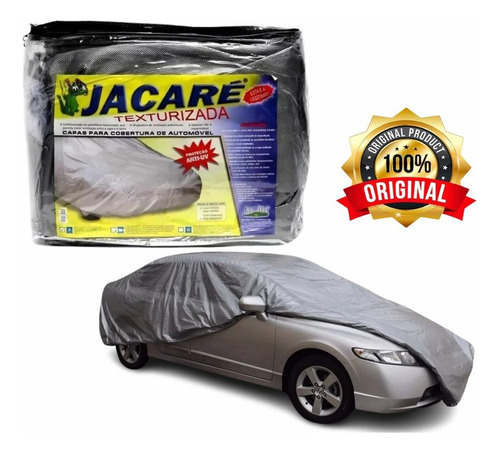 Capa P/ Cobrir Carro Jacaré Forrada 100% Impermeável P M G