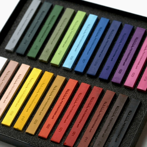 Caja Con 24 Barras Pastel Polycrayons Soft Lyra