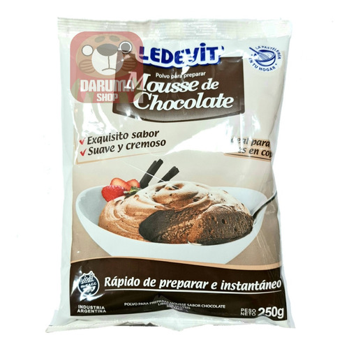 Mousse De Chocolate En Polvo Ledevit 250 Gr Darumashop
