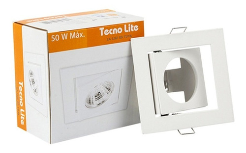 Lámpara De Techo Tecnolite Yd-339/b Empotrar 50w Gx5.3