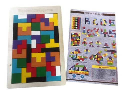 Juegos Tetris Bloques Logicos Material Didáctico Preescolar.