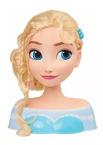 Frozen Muñeca Para Peinar Peluqueria Princesa Cabeza Juguete  MercadoLibre