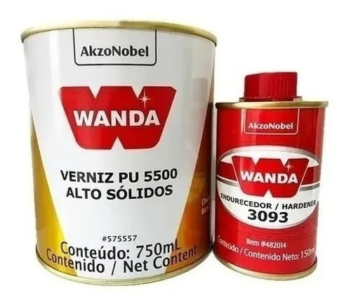  Verniz  Kit Wanda 5:1 C/ Catalizador 750ml N5500