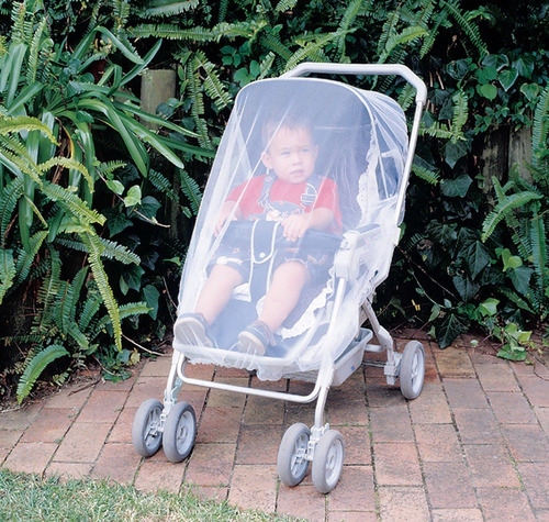 Malla Mosquitera Para Carriola O Corral Dreambaby Color Blanco