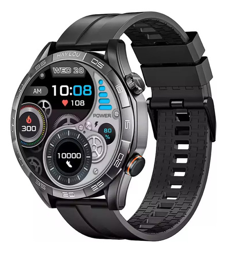 Smartwatch Haylou Solar 5 Amoled Nfc A Prova D'água Preto