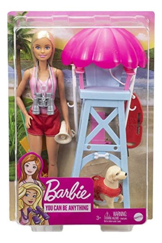 Barbie Salvavidas Y Accesorios De Playa Original Mattel 1m
