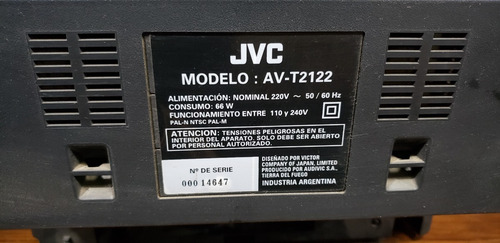 Televisor Jvc 21 Pulgadas