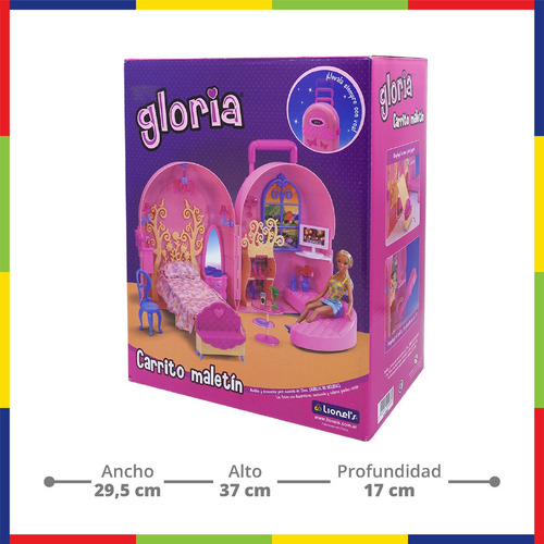 Imagen 8 de 10 de Carrito Maletín. Muebles De Muñecas Gloria