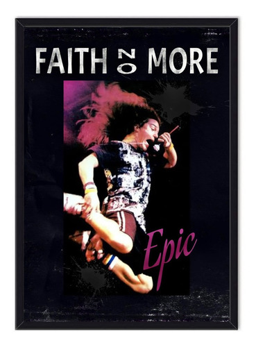 Cuadro Enmarcado - Póster Banda Faith No More 