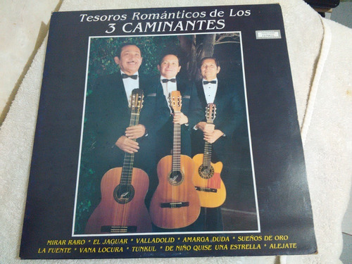 Los 3 Caminantes Tesoros Romanticos Lp