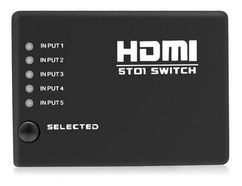 Hdmi Switch Multiplicador Selector 5×1 Full Hd 1080p Control