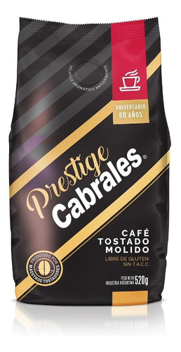 Imagen 1 de 6 de Cafe Molido Cabrales Prestige 520gr Tostado