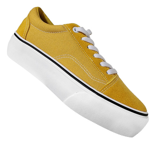 Zapatilla Urbana Vintage Edicion Especial Yellow - 7228