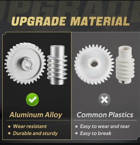 Juegos Engranajes Universales En Aluminio X Motor Cocheras
