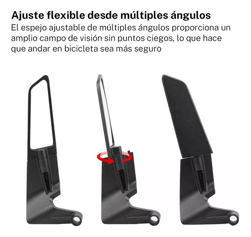 Alerón De Espejo Retrovisor Invisible Modificado Universal