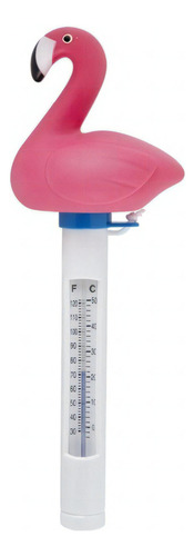 Termometro Flutuante Para Piscina Flamingo Cor Rosa
