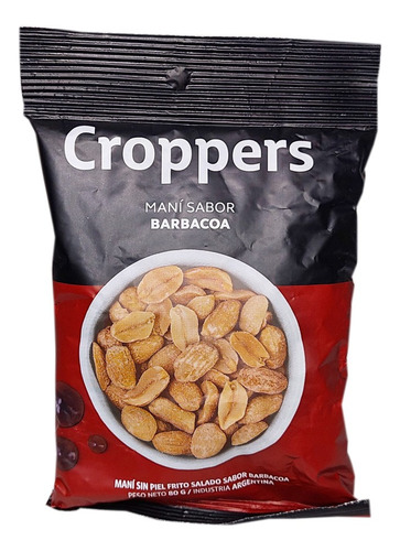 Maní Sabor Barbacoa Croppers 80 Grs X 6u