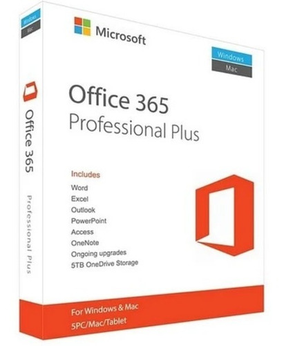 Imagen 1 de 1 de Licencia Office 365 Para 5 Pc O Mac, 5 Tablet, 5 Smartphone