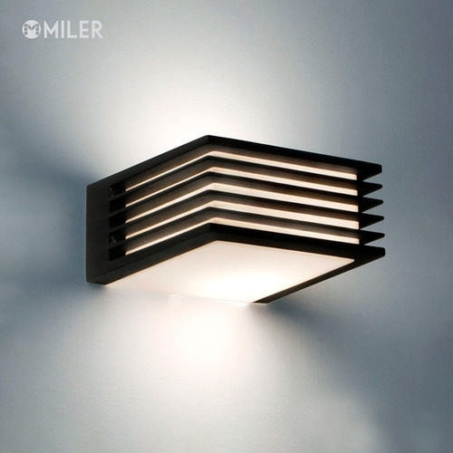 Aplique Bidireccional Exterior Con Foco Led 9w