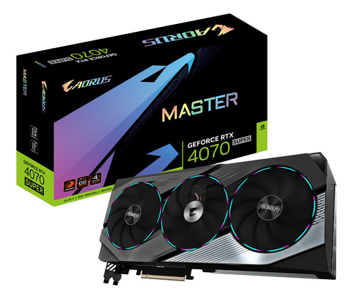 Tarjeta Gráfica Gigabyte Aorus Geforce Rtx 4070 Super Master